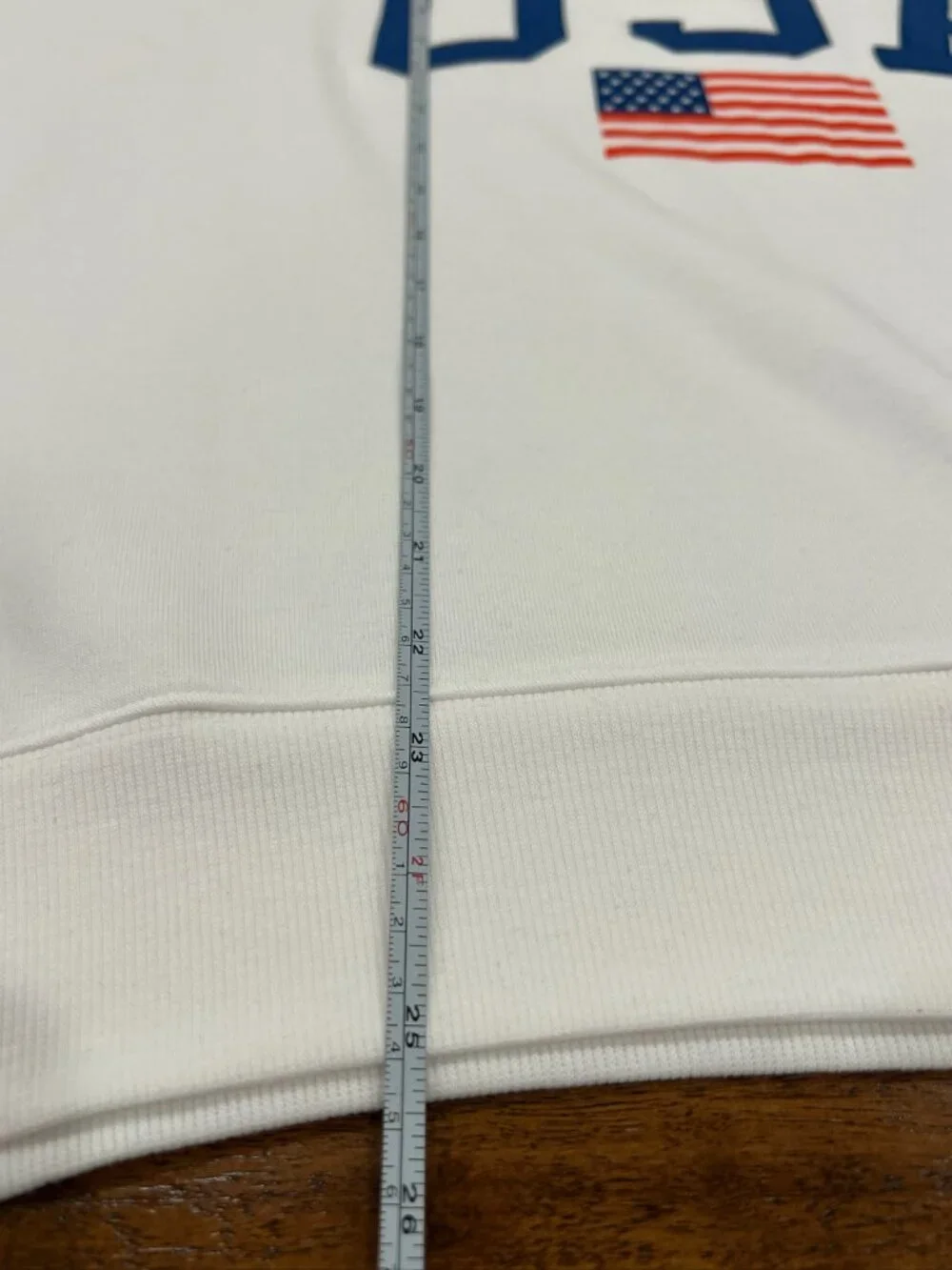 Mighty Fine USA Women’s sweatshirt Size M White